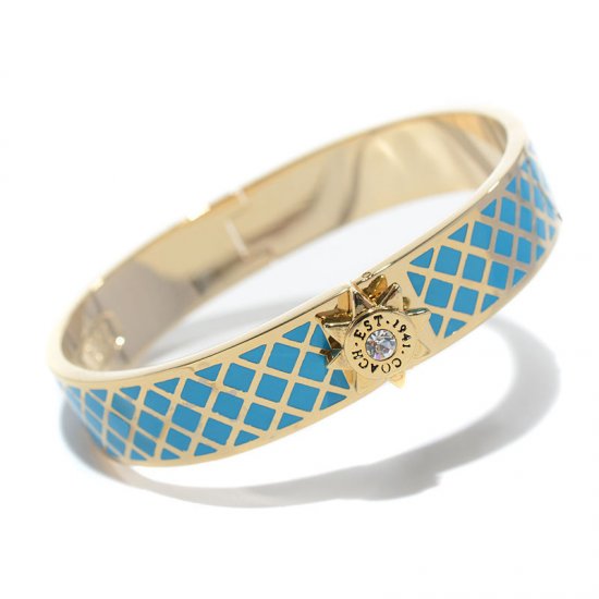 Coach Sun Logo Blue Bracelets CKP | Women - Click Image to Close